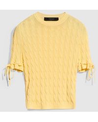 Gucci - Braided Cotton Blend Top - Lyst