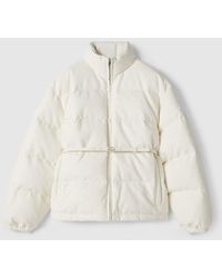 Gucci - Ggキャンバス パデッド ボンバージャケット, ホワイト, ウェア - Lyst