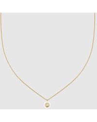 Gucci - Interlocking 18K Pendant Necklace - Lyst