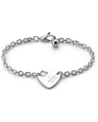 Gucci - Trademark Chain Bracelet With Charm - Lyst