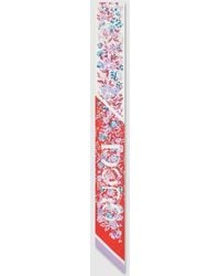 Gucci - Printed Silk Twill Ribbon - Lyst