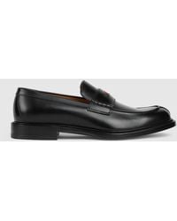 Gucci - Mocassino Uomo Con Dettaglio Web, Taglia - Lyst