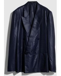 Gucci - Prince Of Wales Chintzed Wool Jacket, Size 46 It, Ready-To-Wear - Lyst