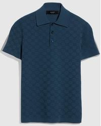 Gucci - Technical Gg Jacquard Fabric Polo Shirt - Lyst