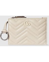 Gucci - Gg Marmont Zip Key Pouch - Lyst