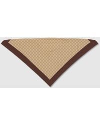 Gucci - Printed Silk Twill Headband - Lyst