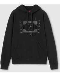 Gucci - Cotton Jersey Sweatshirt With Print, Ready-To-Wear - Lyst