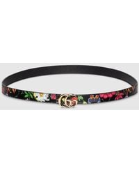 Gucci - Reversible Gg Marmont Thin Belt, Size 105 - Lyst