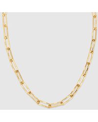 Gucci - Link To Love〕ワイド チェーン ネックレス, イエローゴールド - Lyst