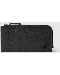 Gucci - GG Marmont Zip Card Case - Lyst