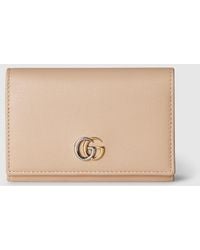 Gucci - Portefeuille Porte-cartes GG Marmont - Lyst