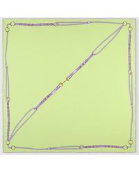 Gucci - プリント シルクツイル スカーフ, グリーン, シルク - Lyst
