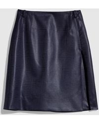 Gucci - Prince Of Wales Chintzed Wool Mini Skirt, Size 46 It, Ready-To-Wear - Lyst