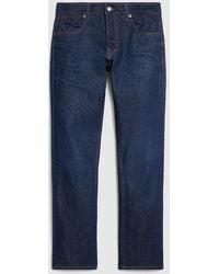 Gucci - Cotton Denim Pants With Embroidery - Lyst