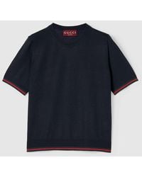 Gucci - Extra Fine Cashmere Silk Top - Lyst