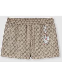 Gucci - Shorts Aus Technischem Jersey Mit Print, Größe - Lyst