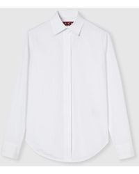Gucci - Cotton Poplin Shirt With Embroidery - Lyst