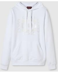 Gucci - Cotton Jersey Sweatshirt With Print - Lyst