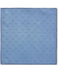 Gucci - Horsebit Silk Jacquard Pocket Square - Lyst