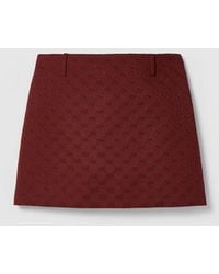 Gucci - Original Gg Canvas Mini Skirt - Lyst