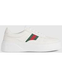 Gucci - Chunky Leather Sneaker - Lyst