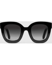 Gucci - Round-frame Acetate Sunglasses With Star - Lyst
