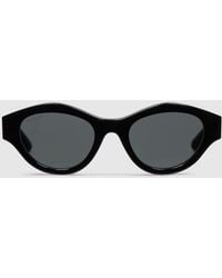 Gucci - Lunettes De Soleil À Monture Œil-De-Chat - Lyst