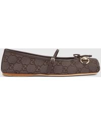 Gucci - Horsebit" Ballet Flats - Lyst
