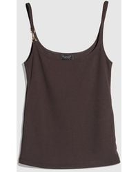 Gucci - Viscose Crêpe Jersey Top With Horsebit, Size L, Ready-To-Wear - Lyst