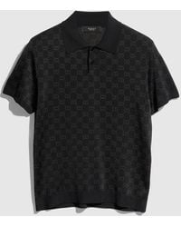 Gucci - Viscose Gg Jacquard Polo Shirt - Lyst