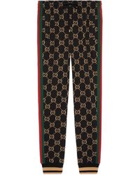 Gucci - GG Jersey Cotton Track Bottoms - Lyst