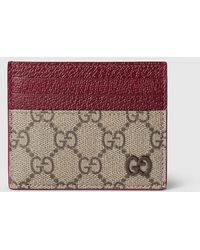 Gucci - Bi-Color Gg Card Case - Lyst