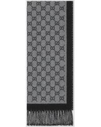 Gucci - Gg Wool Scarf - Lyst
