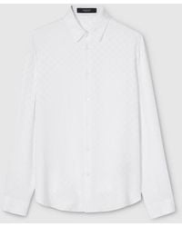 Gucci - Gg Silk Jacquard Shirt, Size 15 - Lyst