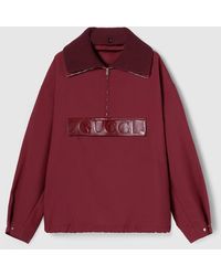 Gucci - Embossed Gabardine Bomber Jacket - Lyst