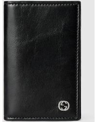 Gucci - Card Case Wallet With Interlocking G - Lyst