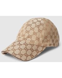 Gucci - Gg Cotton Canvas Baseball Hat - Lyst