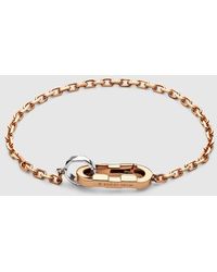 Gucci - Link To Love 18K Chain Bracelet - Lyst