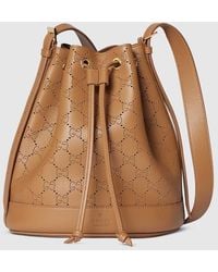 Gucci - Venice Small Bucket Bag, Leather - Lyst