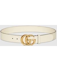 Gucci - Gg Marmont Wide Belt, Size 105 - Lyst