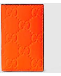 Gucci - GG Rubber-effect Long Card Case - Lyst