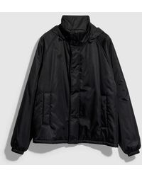 Gucci - Nylon Gabardine Zip Jacket With Embroidery - Lyst