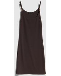 Gucci - Viscose Crêpe Jersey Dress With Horsebit - Lyst