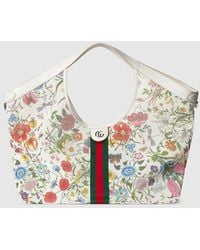 Gucci - Giglio Flora Large Tote Bag, Fabric - Lyst