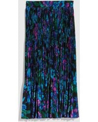 Gucci - Printed Silk Crêpe De Chine Midi Skirt, Size 38 It, Ready-To-Wear - Lyst