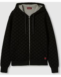 Gucci - Printed Jersey Zip Sweatshirt, Ready-To-Wear - Lyst