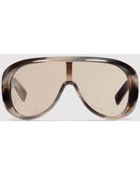 Gucci - Rectangular Frame Sunglasses - Lyst