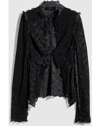 Gucci - Printed Silk Blend Shirt - Lyst