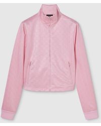 Gucci - Gg Jersey Jacquard Zip Jacket - Lyst