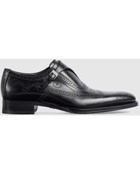 Gucci - Monk Strap Shoe, Uk - Lyst